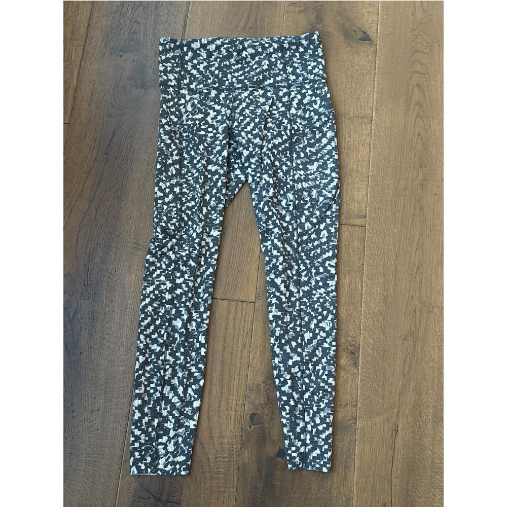 Lululemon Fast and Free Tight II 25" Nulux Pace Lace Graphite 6